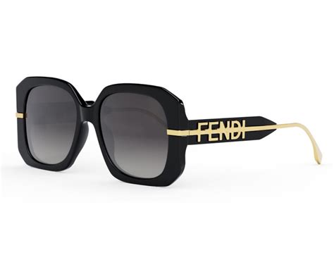 fendi lunettes soleil femme|Lunettes de soleil en karung noir .